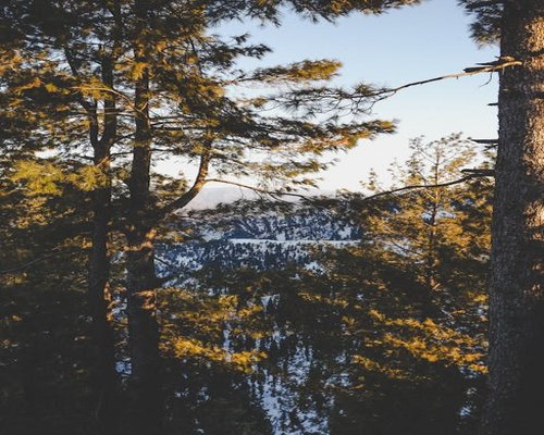 Suasana sore hari transisi menuju malam